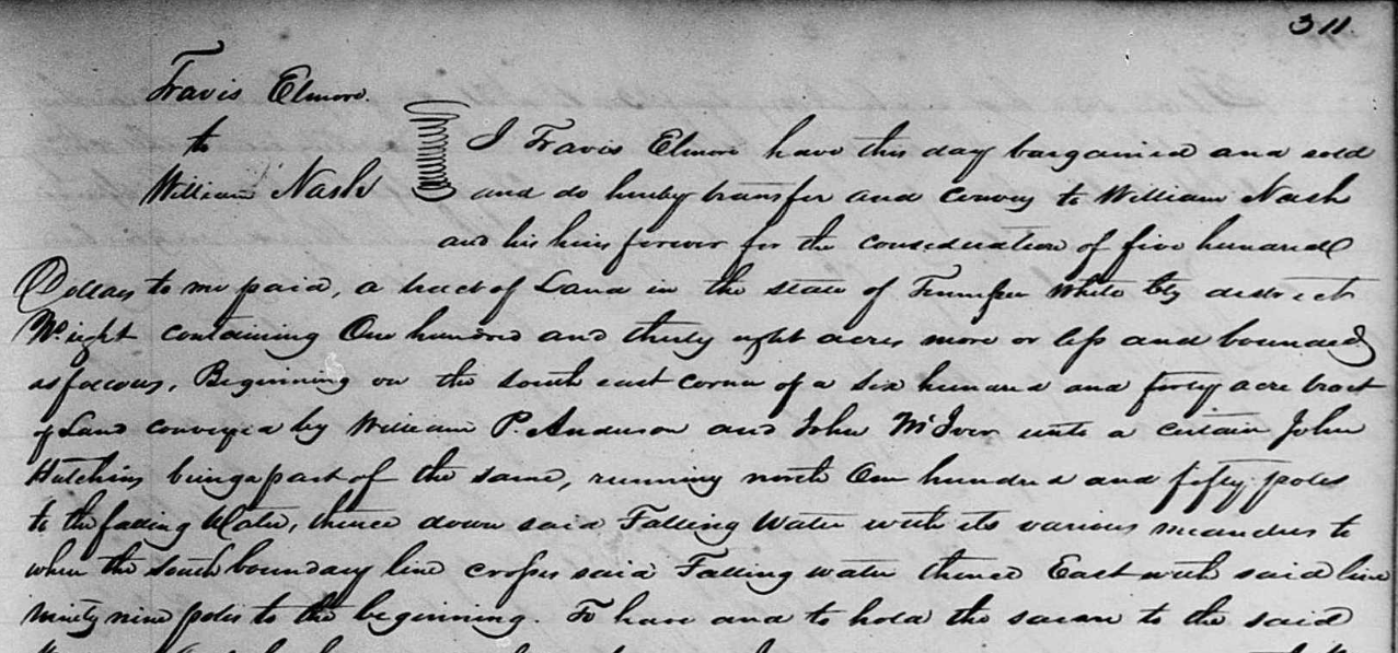 White County, TN Deed, Book N, Page 311, Image 1